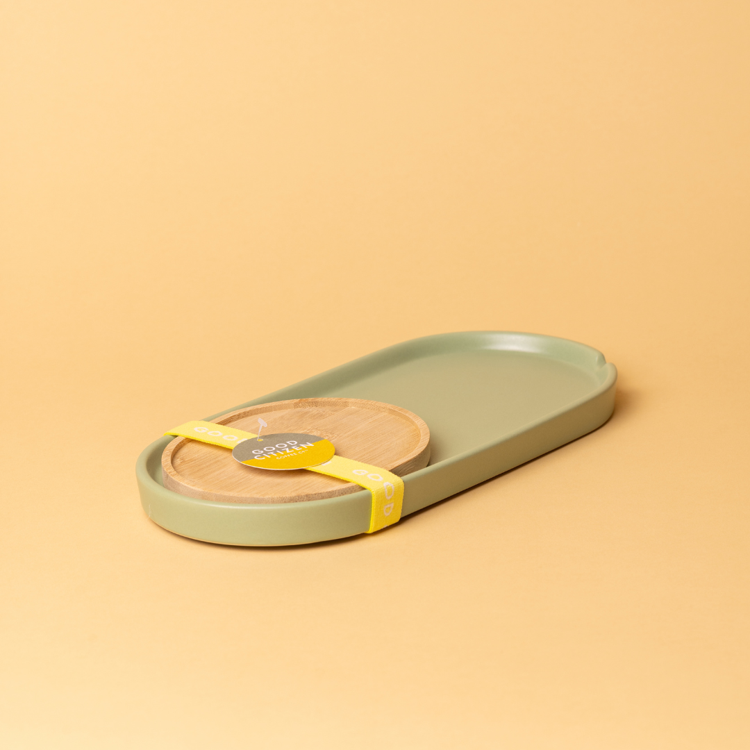 nesting tray with label'