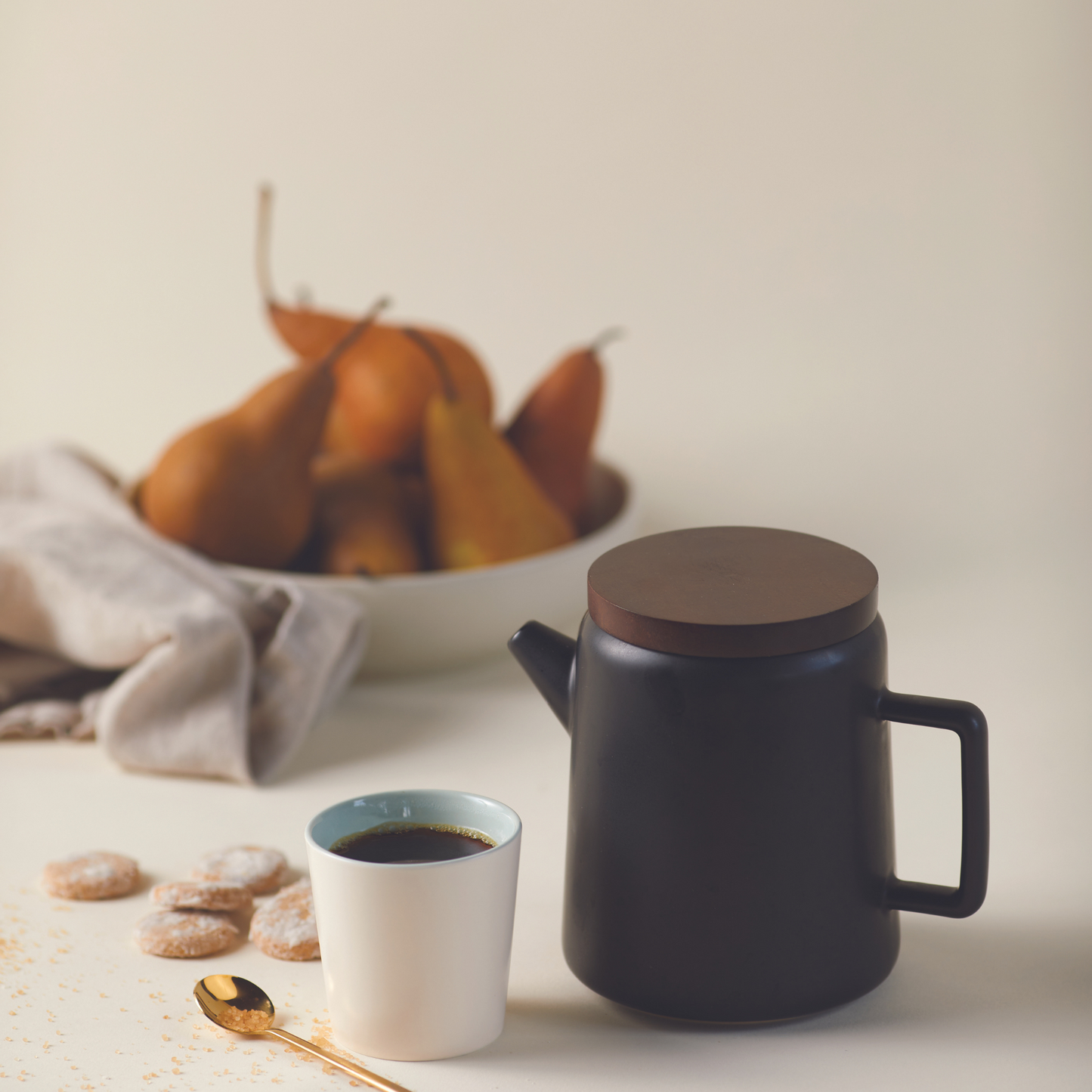 pour over sitting next to a mug