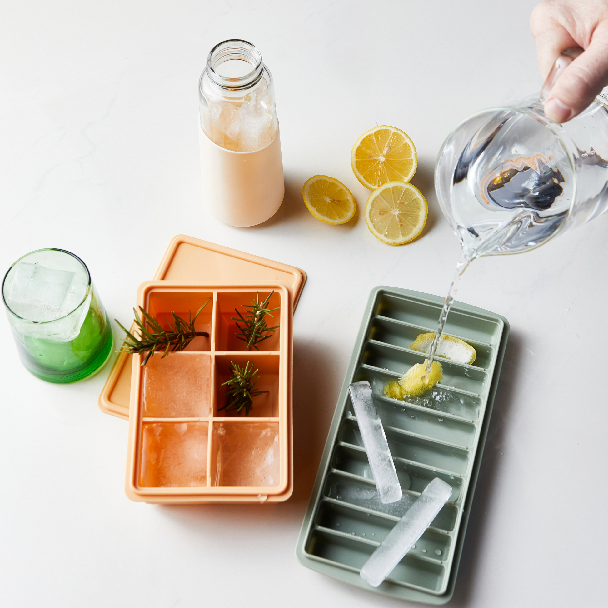 Large Ice Cube Tray with Lid