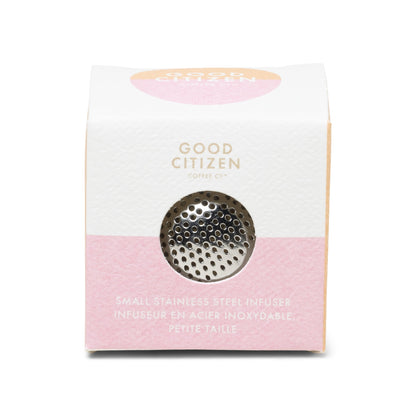 Small Stainless Steel Tea Infuser box front